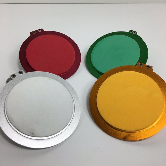 Christmas NOEL Decorative Stacking Drink Coasters Santa Tree Reindeer Tree Metal - Picture 11 of 12